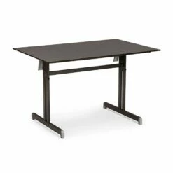 120cm Anthrazit Gartentisch Klappbar - Clures Gartentisch