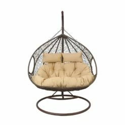 2-Sitzer Schwingsessel Mit Auflagen - Schwingsessel XXL