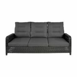 3-Sitzer Gartensofa Mit Verstellbaren Lehnen - Sofa Refi