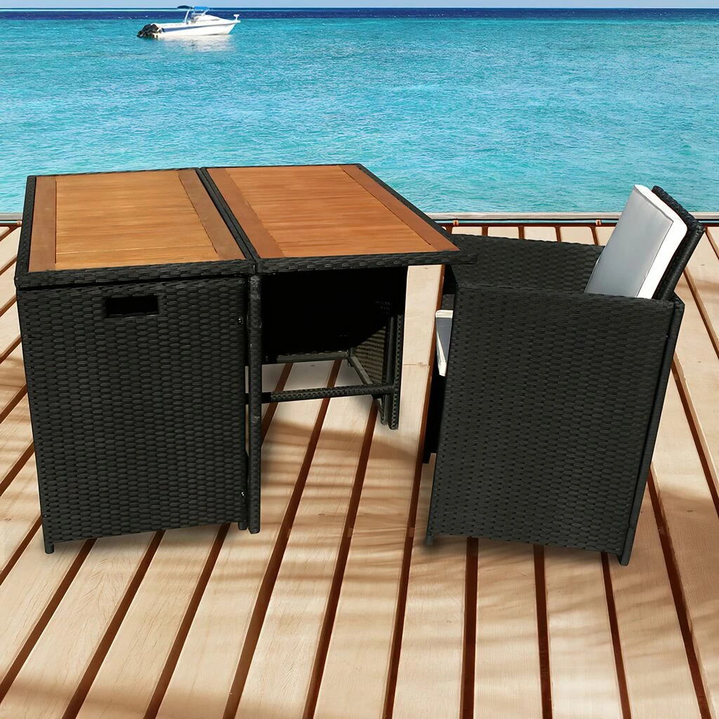 4-Sitzer Rattan Sitzecke - Schnell Verstaubar - Nicruma Möbelset 4 4-Sitzer Rattan Sitzecke - Schnell Verstaubar - Nicruma Möbelset – Bild 2