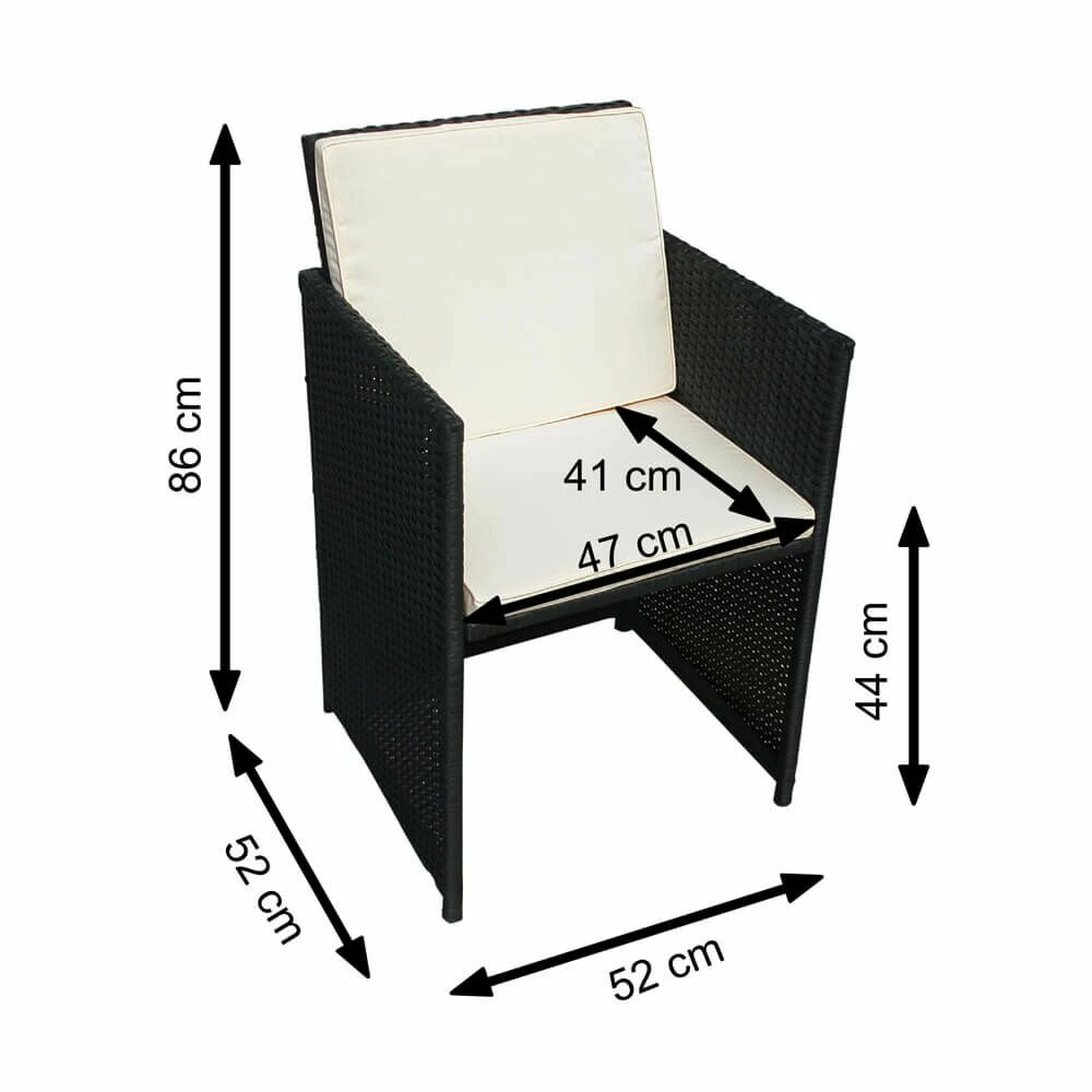 4-Sitzer Rattan Sitzecke - Schnell Verstaubar - Nicruma Möbelset 11 4-Sitzer Rattan Sitzecke - Schnell Verstaubar - Nicruma Möbelset – Bild 9