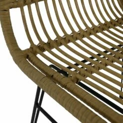 4er Set Gartenstuhl In Korboptik Beige/Schwarz - Stuhl Amran -GARTENTRAUM Verkäufe 4er set gartenstuhl in korboptik beige schwarz stuhl amran3