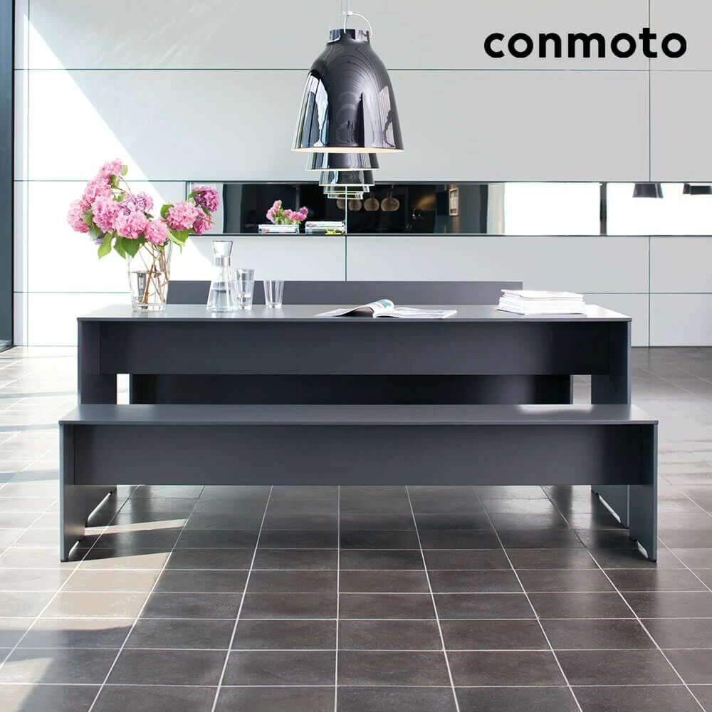 8-Sitzer Möbelgruppe Mit Bänken Aus HPL - Riva Gartenmöbel 4 8-Sitzer Möbelgruppe Mit Bänken Aus HPL - Riva Gartenmöbel – Bild 2