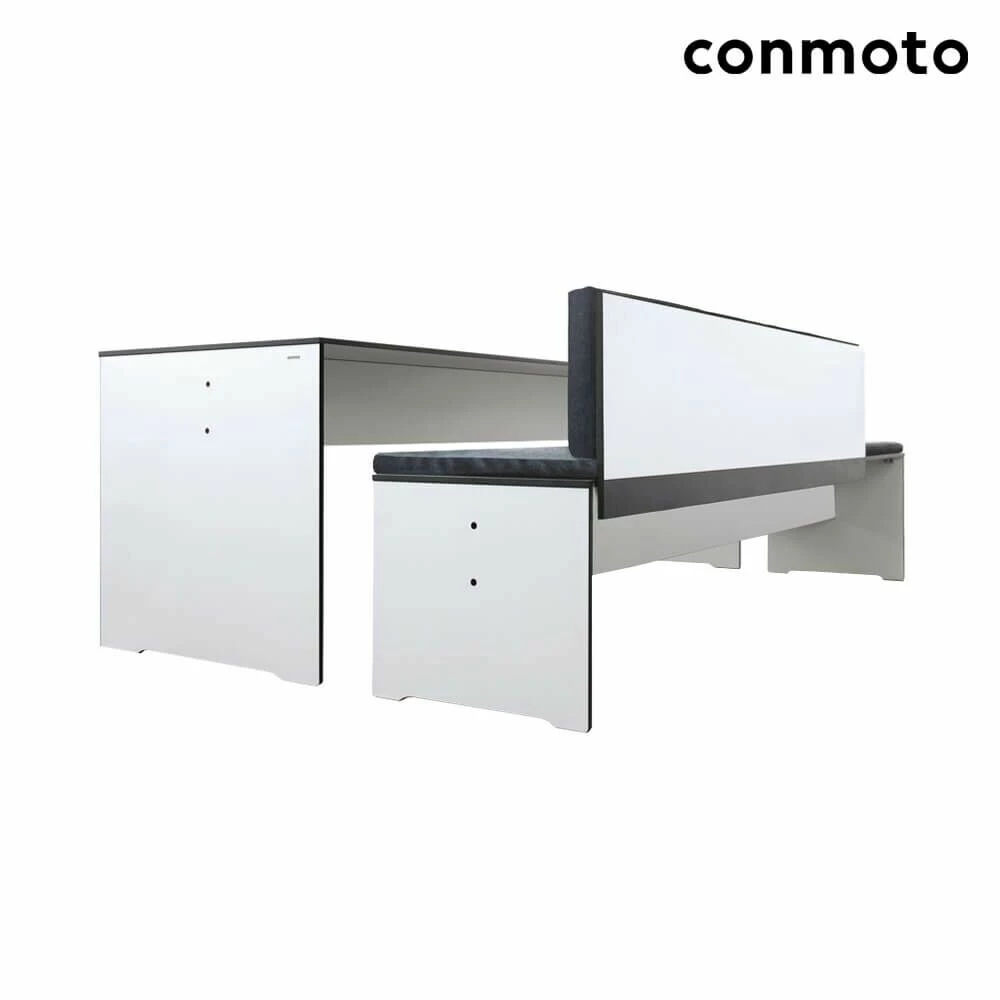 8-Sitzer Möbelgruppe Mit Bänken Aus HPL - Riva Gartenmöbel 6 8-Sitzer Möbelgruppe Mit Bänken Aus HPL - Riva Gartenmöbel – Bild 4