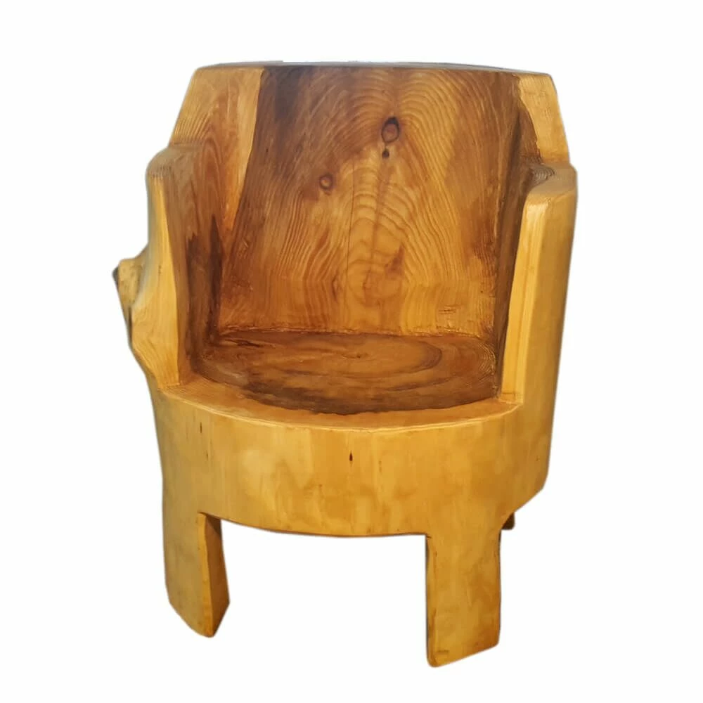 Alpin Baumstammstuhl Aus Holz - Ländliches Alm Design Für Den Garten - Trifolium Alpinum 3 Alpin Baumstammstuhl Aus Holz - Ländliches Alm Design Für Den Garten - Trifolium Alpinum