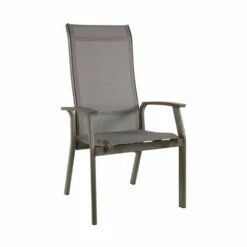 Alu Gartenstuhl Mit Verstellbarer Hochlehne - Vido Hochlehnerstuhl