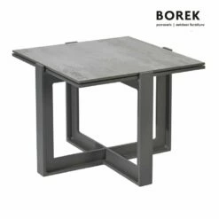 Alu-Gartentisch Von Borek Mit Dektonplatte - Beistelltisch Faro