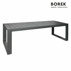 Aluminium Design Gartentisch Von Borek - Modern - Anthrazit - Stabil - Vitoria Esstisch
