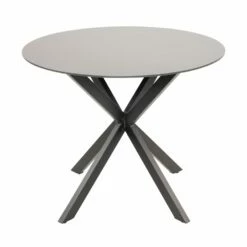 Aluminium Sitzgruppe Für 4 Personen Mit Rundem Tisch - Promiran