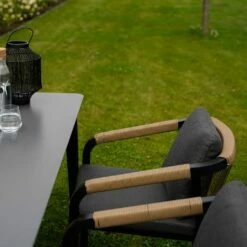 Aluminium Sitzgruppe Für 4 Personen Mit Rundem Tisch - Promiran -GARTENTRAUM Verkäufe aluminium sitzgruppe fuer 4 personen mit rundem tisch promiran6