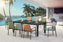 Aluminium Sitzgruppe Für 8 Personen Mit Outdoor-Stoff - Onala -GARTENTRAUM Verkäufe aluminium sitzgruppe fuer 8 personen mit outdoor stoff onala2