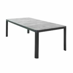 Anthrazit Aluminium Outdoor Esstisch Mit Keramikplatte - Grona