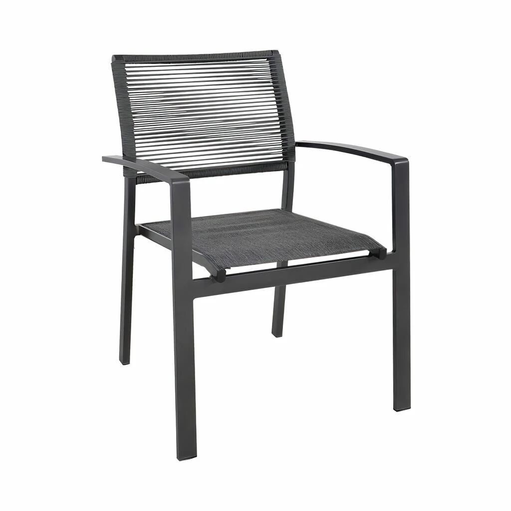 Anthrazit Outdoor Stapelstuhl Mit Armlehnen - Gartenstuhl Firo 3 Anthrazit Outdoor Stapelstuhl Mit Armlehnen - Gartenstuhl Firo