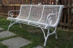 Antik Gartenbank 3-Sitzer Aus Schmiedeeisen - Isidore -GARTENTRAUM Verkäufe antik gartenbank 3 sitzer aus schmiedeeisen isidore4