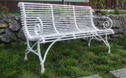 Antik Gartenbank 3-Sitzer Aus Schmiedeeisen - Isidore -GARTENTRAUM Verkäufe antik gartenbank 3 sitzer aus schmiedeeisen isidore5