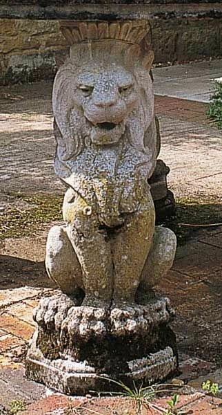 Antik Stein Gartentisch Rund - Alderley Park 4 Antik Stein Gartentisch Rund - Alderley Park – Bild 2