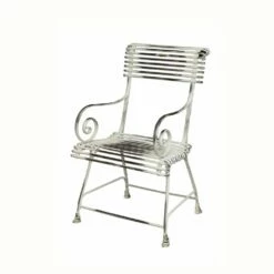 Antiker Gartenstuhl Aus Metall Nostalgisch - Caline