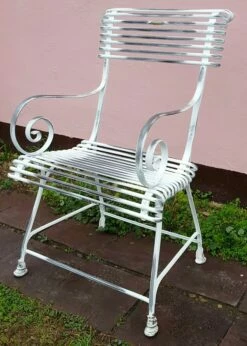 Antiker Gartenstuhl Aus Metall Nostalgisch - Caline -GARTENTRAUM Verkäufe antiker gartenstuhl aus metall nostalgisch caline4