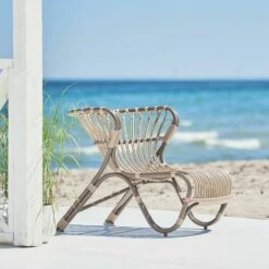 Ausgefallener Dunkelbrauner Lounge Sessel Aus Alu-Rattan - Loungesessel Minja -GARTENTRAUM Verkäufe ausgefallener dunkelbrauner lounge sessel aus alu rattan loungesessel minja3