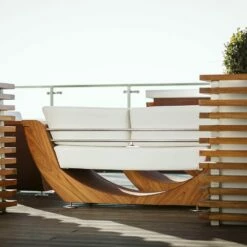 Außergewöhnliches 2-Sitzer Gartensofa Aus Holz Mit Polstern - Masuria - Narie Sofa -GARTENTRAUM Verkäufe aussergewoehnliches 2 sitzer gartensofa aus holz mit polstern masuria narie sofa3