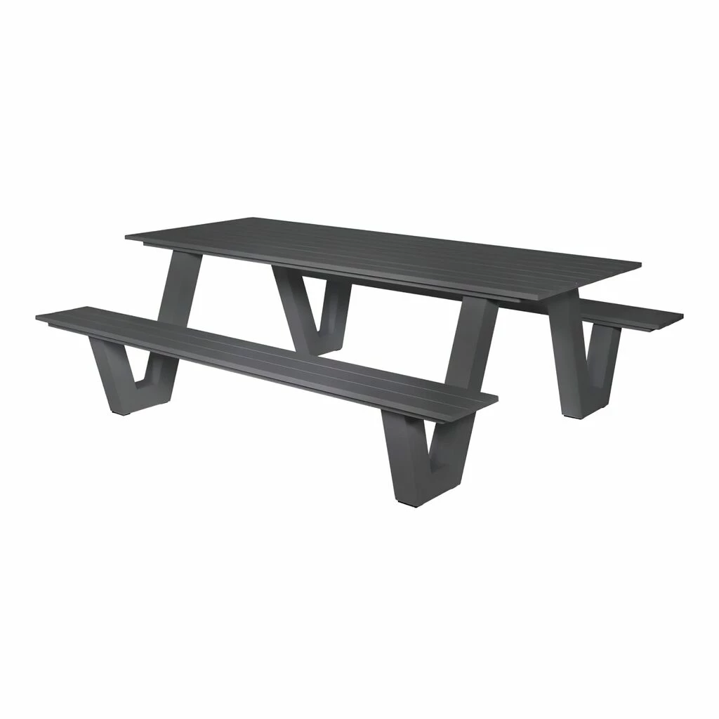 Bank-Tisch-Sitzgruppe Aus Alu Für Bis Zu 8 Personen - Bankgruppe Gloso 3 Bank-Tisch-Sitzgruppe Aus Alu Für Bis Zu 8 Personen - Bankgruppe Gloso