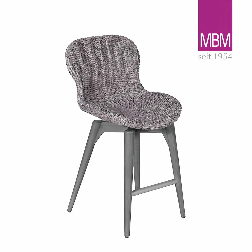 Barstuhl Mit Lehne Aus Resysta Für Den Garten - MBM - Barstuhl Orlando 3 Barstuhl Mit Lehne Aus Resysta Für Den Garten - MBM - Barstuhl Orlando