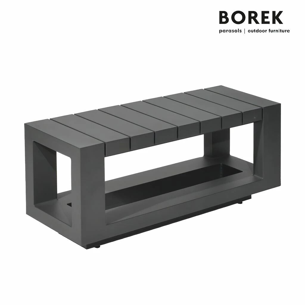 Beistelltisch Für Garten & Terrasse - Aluminium - Borek - Grau - 40x90x30cm - Murcia Beistelltisch 3 Beistelltisch Für Garten & Terrasse - Aluminium - Borek - Grau - 40x90x30cm - Murcia Beistelltisch