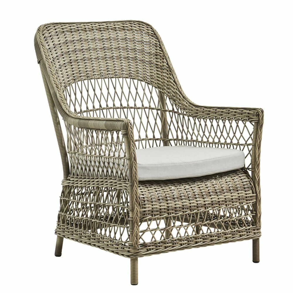 Bequemer Outdoor Sessel Mit Armlehnen In Antikgrau - Sessel Anike 3 Bequemer Outdoor Sessel Mit Armlehnen In Antikgrau - Sessel Anike