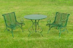 Bistro Garten Tisch Rund Aus Metall Nostalgisch - Noelie -GARTENTRAUM Verkäufe bistro garten tisch rund aus metall nostalgisch noelie7