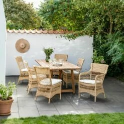 Brauner Outdoor Geflechtstuhl Mit Rückenlehne - Gartenstuhl Fritzi -GARTENTRAUM Verkäufe brauner outdoor geflechtstuhl mit rueckenlehne gartenstuhl fritzi6