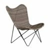 Brauner Schmetterlingsstuhl Aus Polyrattan - Stuhl Haron -GARTENTRAUM Verkäufe brauner schmetterlingsstuhl aus polyrattan stuhl haron