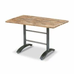 Dekor Gartentisch 120cm Mit Anthrazit Gestell - Ligu Tisch Anthrazit