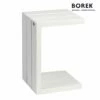 Design Garten Beistelltisch - Aluminium - Weiß - Borek - 60x40x38cm - Samos Beistelltisch -GARTENTRAUM Verkäufe design garten beistelltisch aluminium weiss borek 60x40x38cm samos beistelltisch