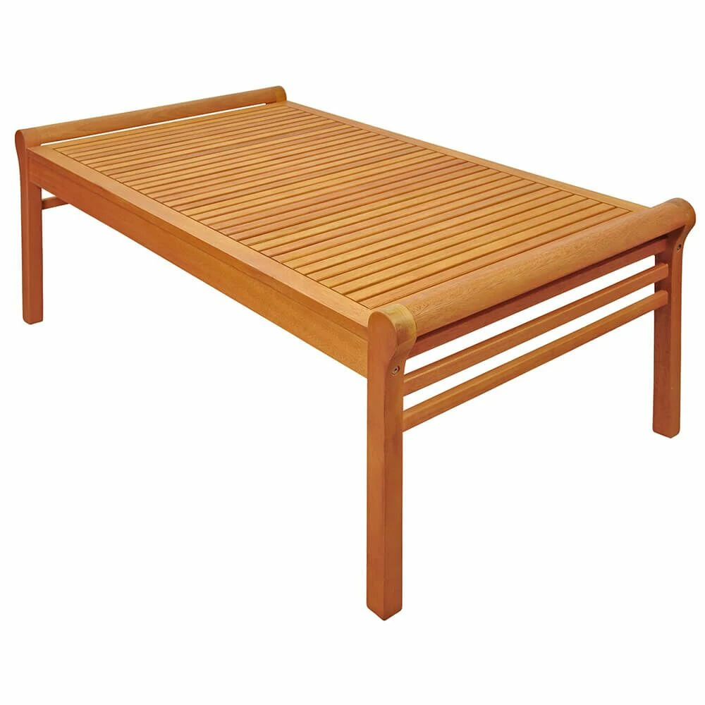 Designer Tisch Für Die Gartenlounge - Eukalyptusholz - Idiogenes Tisch 4 Designer Tisch Für Die Gartenlounge - Eukalyptusholz - Idiogenes Tisch – Bild 2