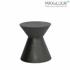 Dunkelgrauer Max & Luuk Beistelltisch Aus Glasfaserkunststoff Für Den Garten - Connor Beistelltisch