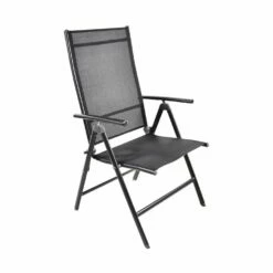 Dunkler Alu Hochlehner-Stuhl Mit Neigbarer Lehne - Stuhl Girma