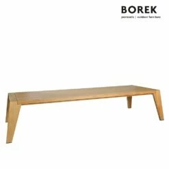 Eckiger Borek Garten Esstisch Aus Teakholz - Wetterfest - Hybrid Tisch