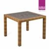 Eckiger Gartentisch Aus Aluminium, Polyrattan & Resysta - MBM - 90x90cm - Gartentisch Bellini 2 Eckiger Gartentisch Aus Aluminium, Polyrattan & Resysta - MBM - 90x90cm - Gartentisch Bellini -GARTENTRAUM Verkäufe eckiger gartentisch aus aluminium polyrattan resysta mbm 90x90cm gartentisch bellini
