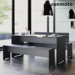 Elegante 6-Sitzer Gartenecke Aus HPL - Mit Bank - Riva Gartenmöbel