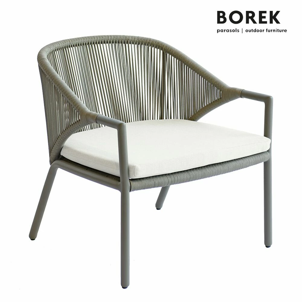 Eleganter Loungesessel Mit Kissen Für Den Garten Aus Aluminium - Borek - Madeira Loungesessel 3 Eleganter Loungesessel Mit Kissen Für Den Garten Aus Aluminium - Borek - Madeira Loungesessel