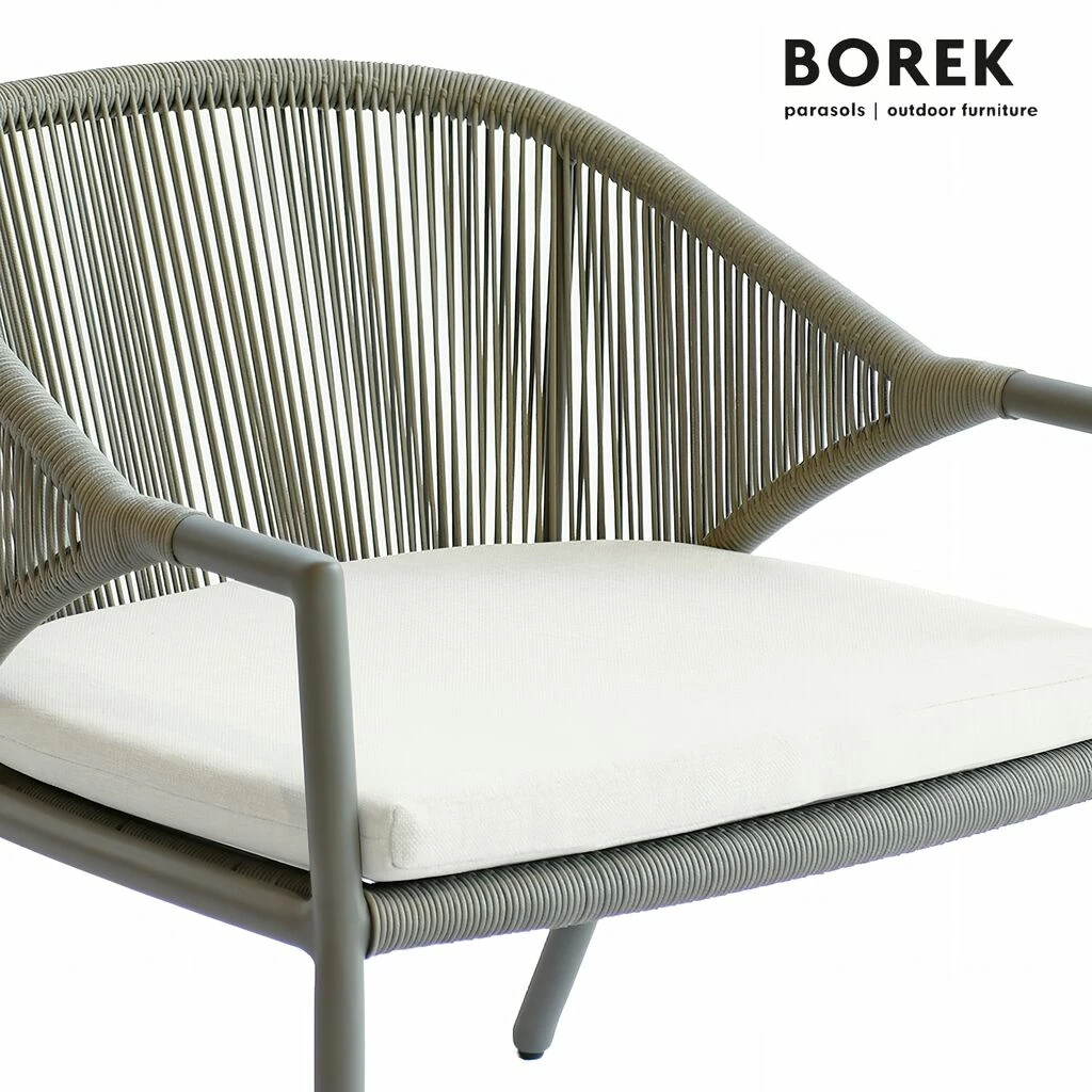 Eleganter Loungesessel Mit Kissen Für Den Garten Aus Aluminium - Borek - Madeira Loungesessel 4 Eleganter Loungesessel Mit Kissen Für Den Garten Aus Aluminium - Borek - Madeira Loungesessel – Bild 2