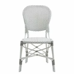 Eleganter Stuhl In Weiß Für Den Garten Mit Punkte Muster - Gartenstuhl Karina -GARTENTRAUM Verkäufe eleganter stuhl in weiss fuer den garten mit punkte muster gartenstuhl karina3