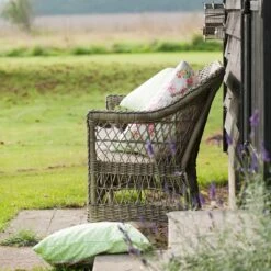 Elegantes 2-Sitzer Sofa Für Den Garten In Antikgrau - 2-Sitzer Hedda -GARTENTRAUM Verkäufe elegantes 2 sitzer sofa fuer den garten in antikgrau 2 sitzer hedda3