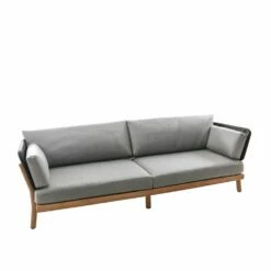 Elegantes Gartensofa Aus Teakholz Mit Polstern - Claire Gartensofa
