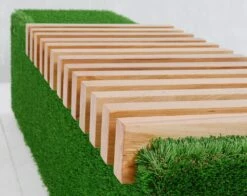 Formschnitt Gartenbank - Holz, GFK & Kunstrasen - Grün - Fenix -GARTENTRAUM Verkäufe formschnitt gartenbank holz gfk kunstrasen gruen fenix6