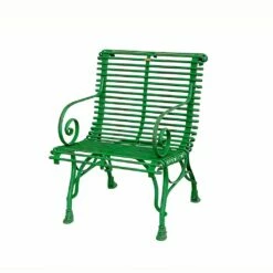 Französischer Gartenstuhl Mit Armlehne Antik - Etienne