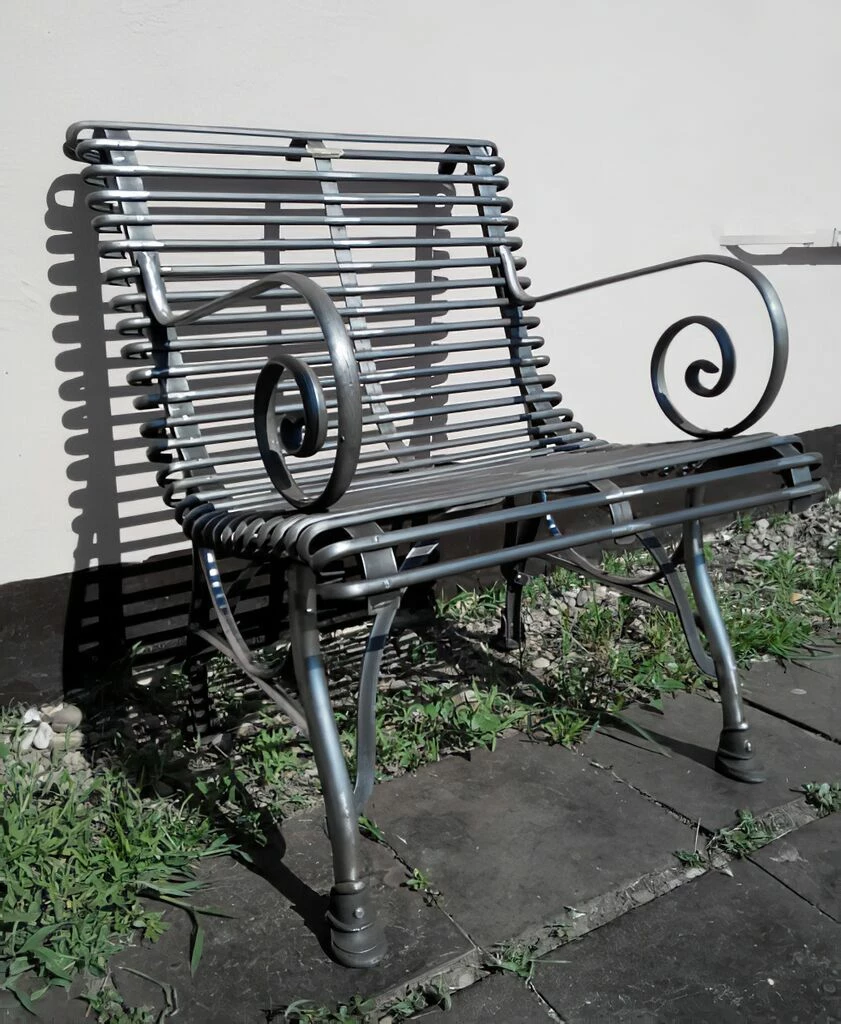 Französischer Gartenstuhl Mit Armlehne Antik - Etienne 8 Französischer Gartenstuhl Mit Armlehne Antik - Etienne – Bild 6