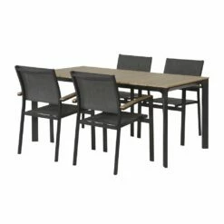 Garten Esstisch Mit Alugestell - Braun/anthrazit - Esstisch Turin -GARTENTRAUM Verkäufe garten esstisch mit alugestell braun anthrazit esstisch turin4