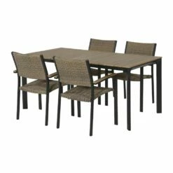 Garten Esstisch Mit Alugestell - Braun/anthrazit - Esstisch Turin -GARTENTRAUM Verkäufe garten esstisch mit alugestell braun anthrazit esstisch turin6