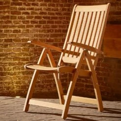 Garten Klappstuhl Mit Armlehnen Aus Teakholz - Blake Hochlehner -GARTENTRAUM Verkäufe garten klappstuhl mit armlehnen aus teakholz blake hochlehner5